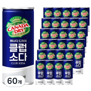 캐나다드라이 클럽소다, 250ml, 60개