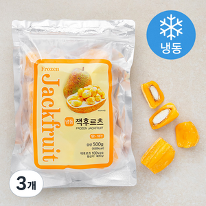 신정푸드 잭 후르츠 (냉동), 500g, 3개