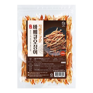 해야미 직화로 구운 바베큐 오징어, 200g, 1개