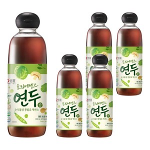 샘표 요리에센스 연두 순, 830ml, 5개