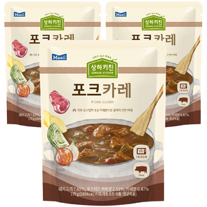 상하키친 포크 카레, 170g, 3개