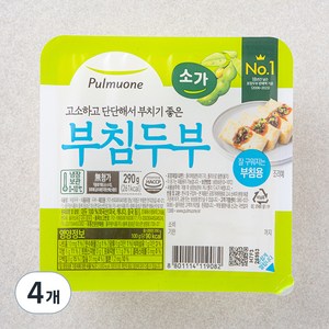 풀무원 소가 부침두부, 290g, 4개