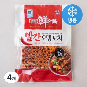 대림선 어묵 빨간 오뎅꼬치 (냉동), 409g, 4개