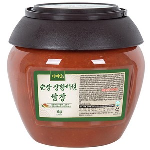 더해담 순창 상황버섯 쌈장, 2kg, 1개