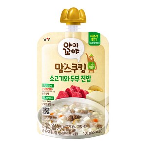 아이꼬야 유아용 맘스쿠킹 레토르트 이유식, 100g, 1개