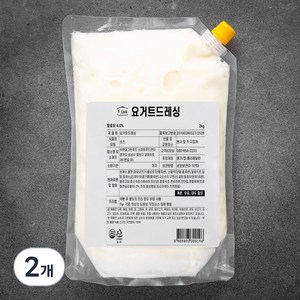 hcook 요거트드레싱 소스, 2kg, 2개