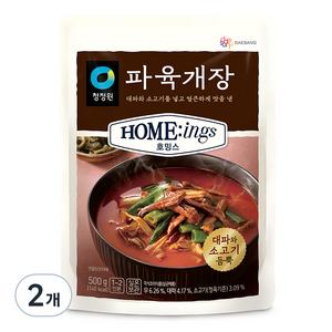 호밍스 파육개장, 500g, 2개