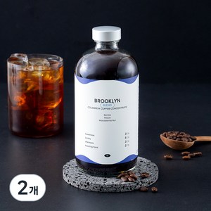 언더프레셔 콜드브루커피 원액 브루클린, 475ml, 2개