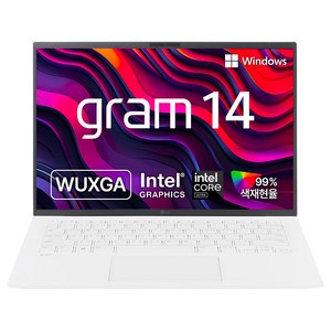 LG전자 2024 그램 14 인텔 코어 Ultra5, 에센스 화이트, 256GB, 8GB, WIN11 Home, 14Z90S-GR5CK