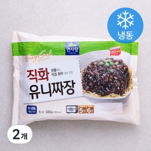 면사랑 직화 유니짜장 1인분 (냉동), 383g, 2개