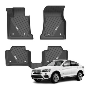 3W 에코라이너 TPE 카매트, BMW X4 (F26) 2014.08~2018.09, 블랙