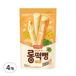 아이배냇 한손에 쏙 롱떡뻥, 4개, 30g, 단호박맛