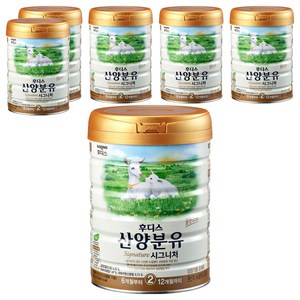 일동후디스 시그니처 산양분유 2단계, 800g, 6개