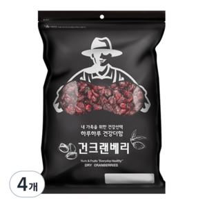 넛츠팜 건 크랜베리, 800g, 4개