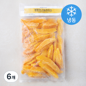 냉동 망고슬라이스 (냉동), 6개, 1kg