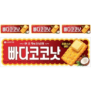 롯데웰푸드 빠다코코낫, 100g, 4개