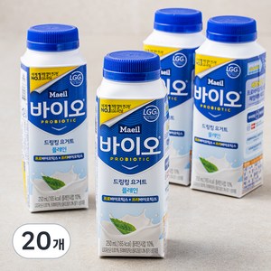 매일바이오 드링킹 플레인, 250ml, 20입