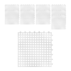 생활공식 퍼즐 미끄럼방지 매트 29.6 x 29.6 cm, 화이트, 10개