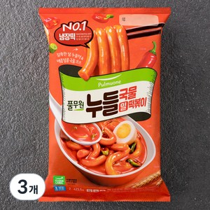 풀무원 밀 누들 국물떡볶이 2인분, 423.5g, 3개