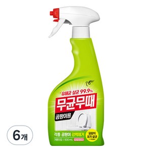 무균무때 곰팡이용 세정제, 500ml, 6개