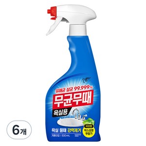 무균무때 욕실용 세정제, 500ml, 6개