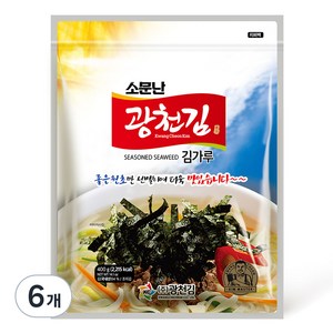 광천김 소문난 김가루, 400g, 6개