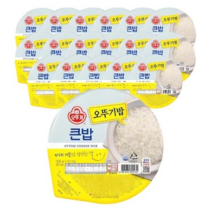 오뚜기 큰밥, 300g, 18개