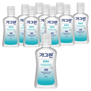 가그린 제로 구강청결제, 100ml, 10개