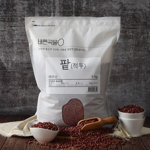 바른곡물 적두 팥, 5kg, 1개