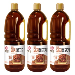 백설 돼지불고기양념, 2.2kg, 3개