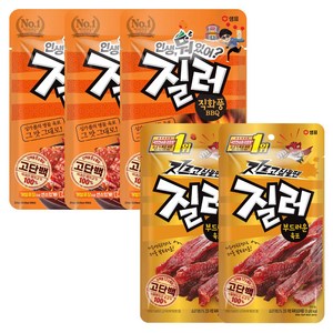 질러 부드러운 육포 30g 2p + 직화풍 BBQ 30g 3p, 150g, 1세트