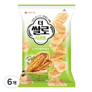 더쌀로 사르르 노가리 청양마요맛, 6개, 50g