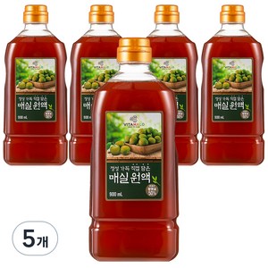 비타할로 매실원액, 900ml, 5개