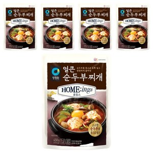 호밍스 얼큰순두부찌개, 450g, 5개