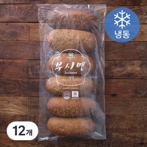 신라명과 부시맨 빵 (냉동), 100g, 12개