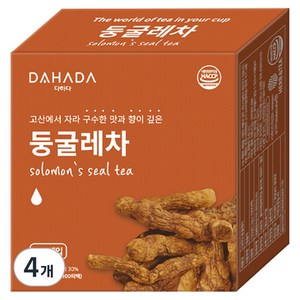 다하다 둥굴레차, 1.2g, 100개입, 4개