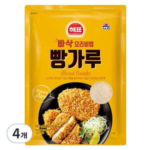 해표 빵가루, 500g, 4개