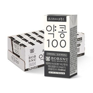 서울대밥스누 포스트바이오틱스 약콩100 두유, 190ml, 24개