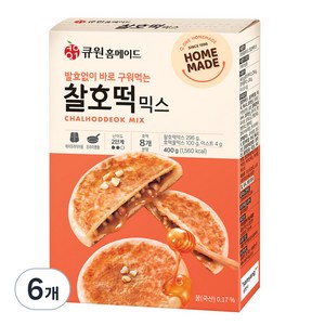 큐원 홈메이드 찰호떡 믹스, 6개, 400g