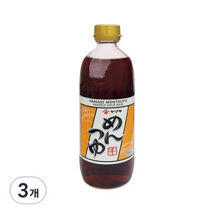 야마키 멘 쯔유, 500ml, 3개