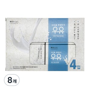 동산씨앤지 우유비누, 85g, 8개