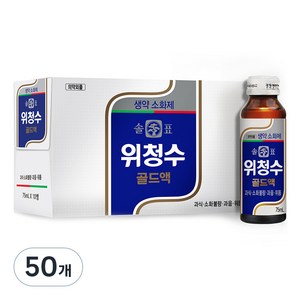 솔표 위청수 골드액, 75ml, 50개