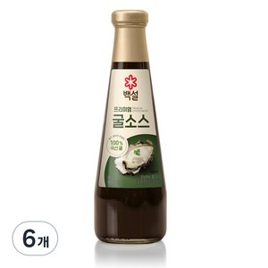 백설 남해굴소스, 500g, 6개