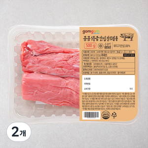 곰곰 1등급 안심 장조림용 (냉장), 500g, 2개