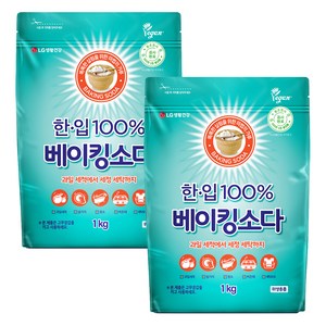 한입 100% 베이킹소다, 2개, 1kg