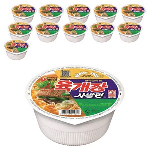 농심 육개장 사발면 86g