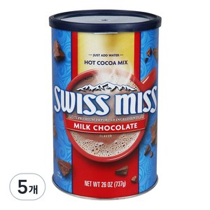 스위스미스 밀크초코 핫코코아 믹스, 737g, 5개