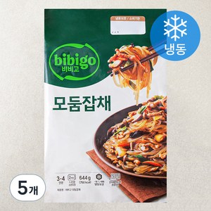 비비고 모둠잡채 3~4인분 (냉동), 644g, 5개