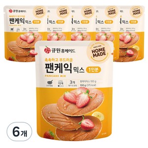 큐원 홈메이드 팬케익 믹스, 100g, 6개