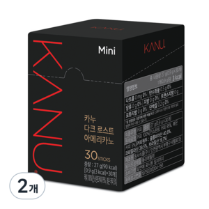 카누 미니 다크 로스트 아메리카노 원두커피믹스, 900mg, 30개입, 2개